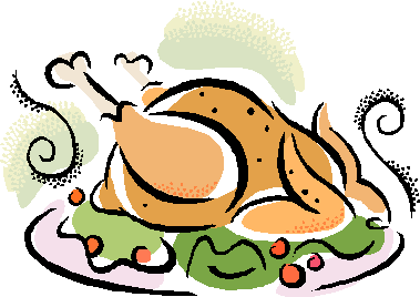 Cooked turkey clipart 6