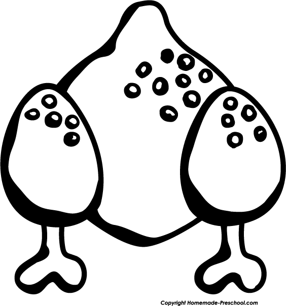 Cooked turkey cooked chicken clipart black and white turkey 2