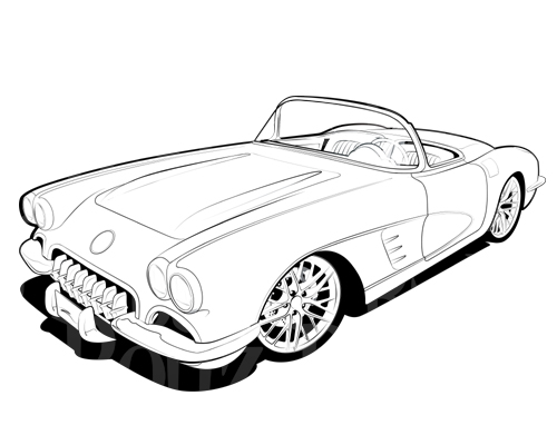 Corvette clipart free images cliparts and others art