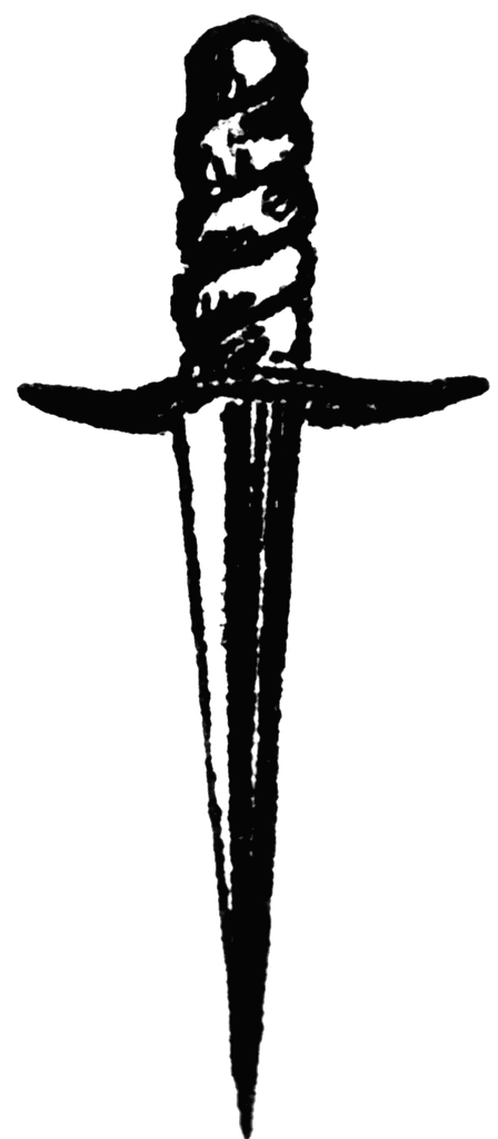 Daggers and swords clipart
