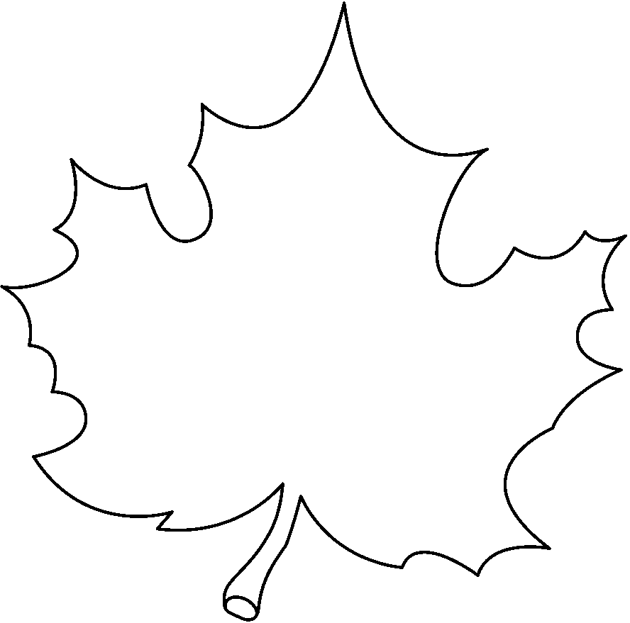 Fall  black and white fall leaves clip art black and white 3