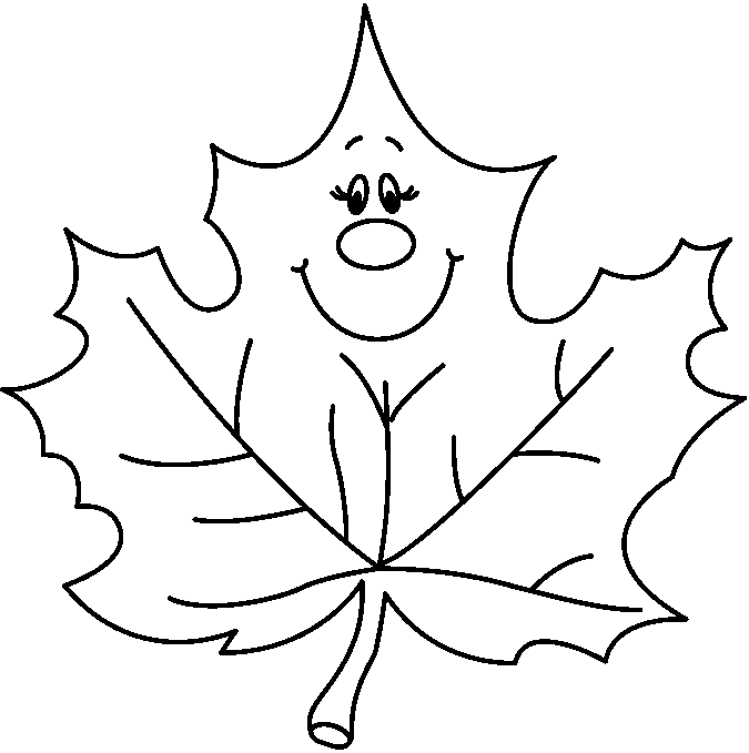 Fall  black and white leaves clipart black and white