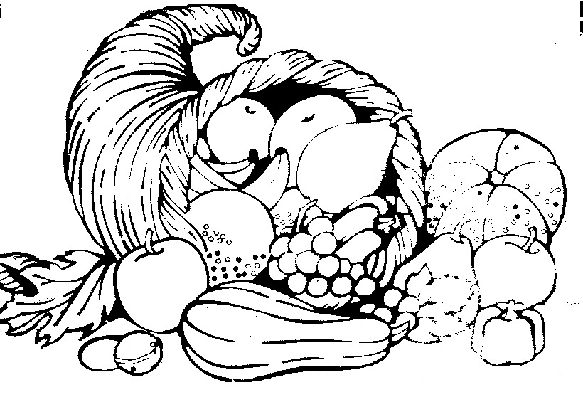 Fall  black and white thanksgiving clip art black and white