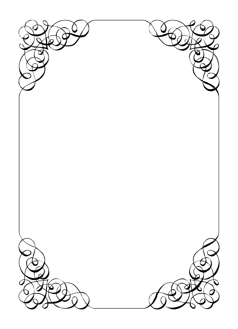 Fancy clipart for invitations clipartfest