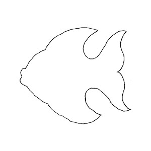 Fish outline outline of fish clipart