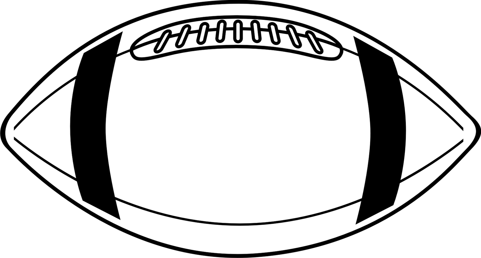 Football field football laces clip art