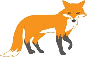 Fox  black and white fox clip art black and white free clipart images 2