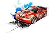 Free clipart nascar cars clipartfest 2 - WikiClipArt