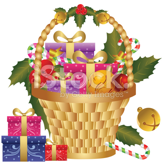 Gift basket holiday t basket clip art clipart free download