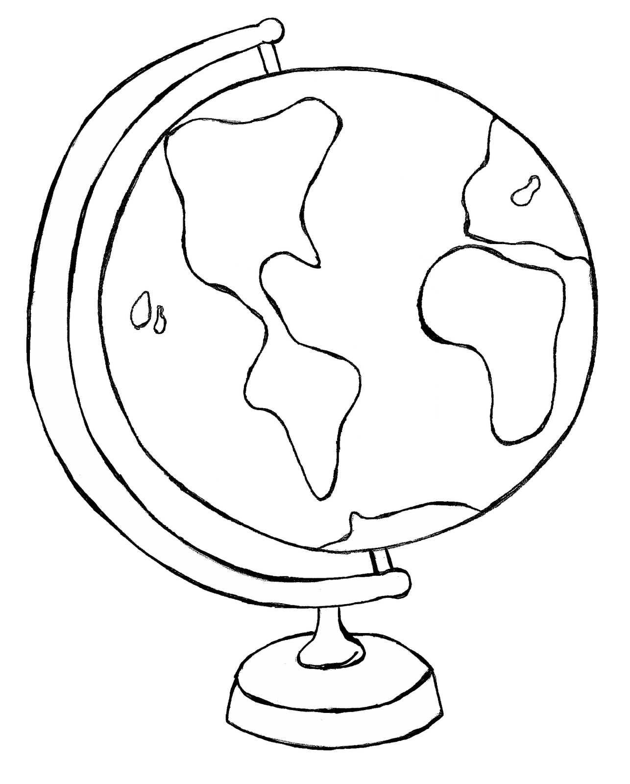 Globe  black and white globe clipart black and white free images 5
