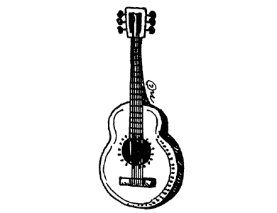 Guitar  black and white guitar clip art black and white clipart