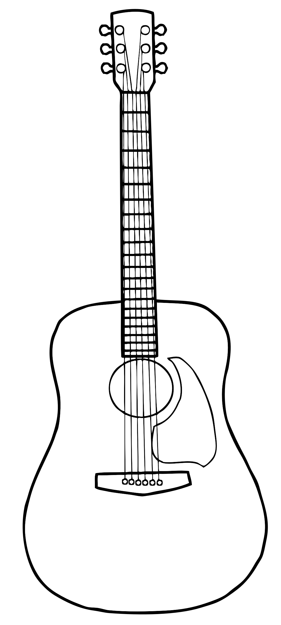 Guitar  black and white guitar clipart black and white freevector