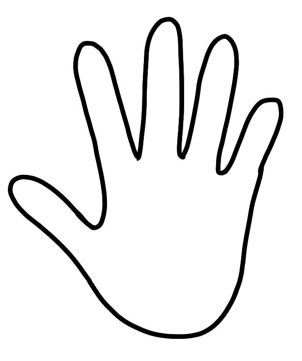 Hand  black and white hand prints clip art baby clipart and graphics babytidings