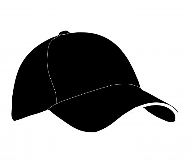 Hat  black and white black and white cap clipart 2