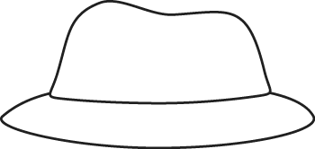 Hat  black and white black and white hat clip art image