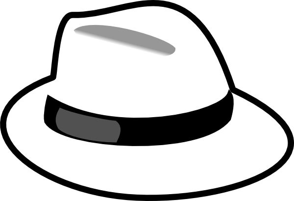 Hat  black and white cowboy hat clipart black and white free