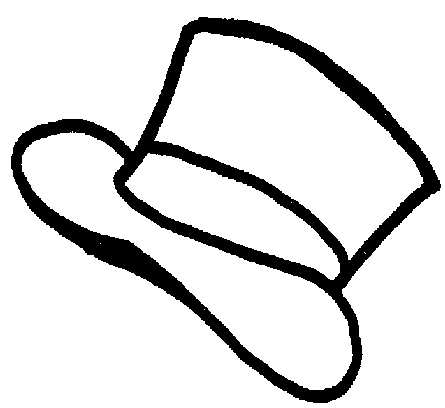 Hat  black and white top hat clipart black and white free images
