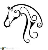 Horse shoe drawing of horse grooming pin horseshoe vector clip art ...
