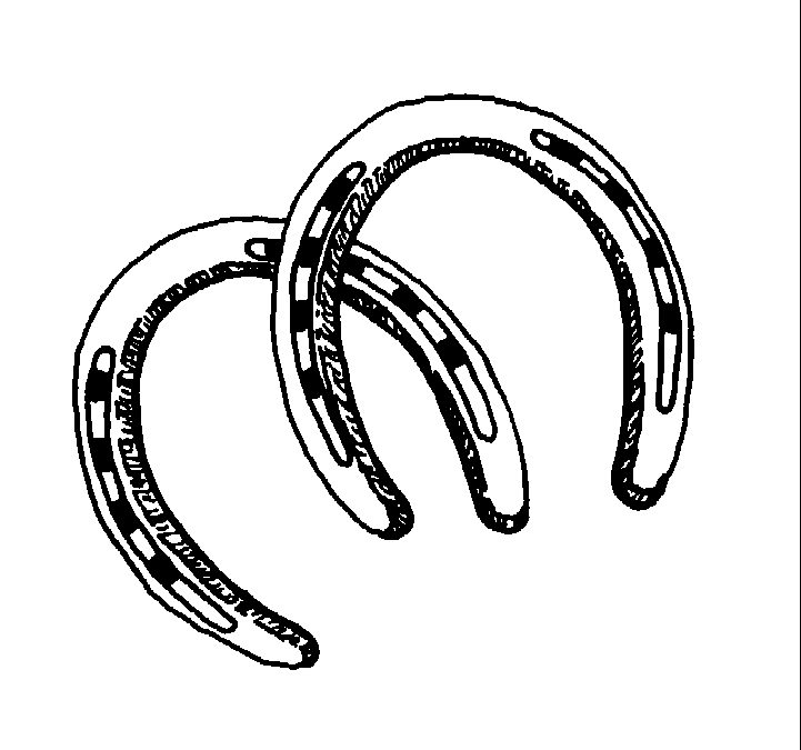 Horse shoe horseshoe clip art vector free clipart images 3