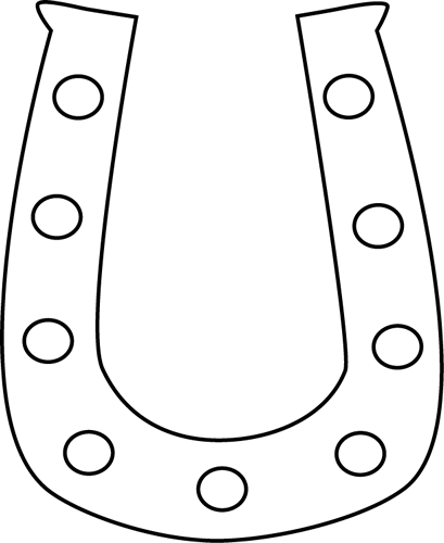Horse shoe horseshoe clip art