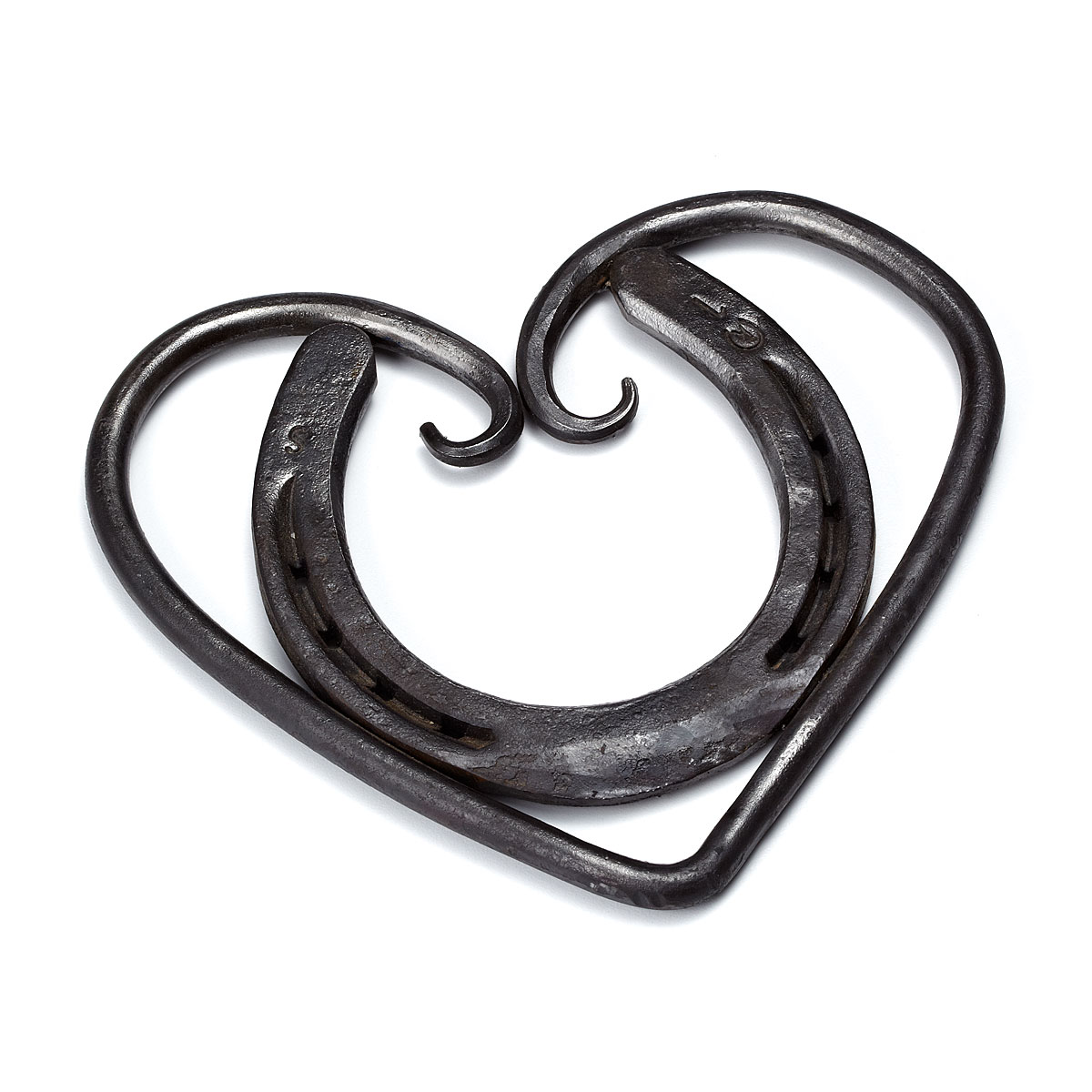 Horse shoe horseshoe heart clipart 2