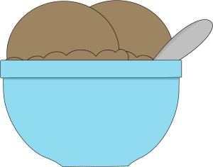 Ice cream scoop ice cream bowl clipart 2
