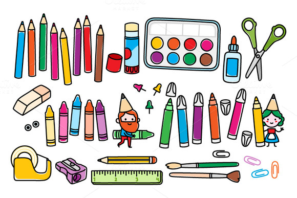 Images of arts and crafts supplies t and craft clipart