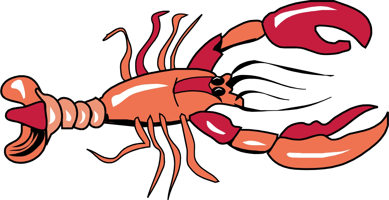 Lobster outline clipart 3