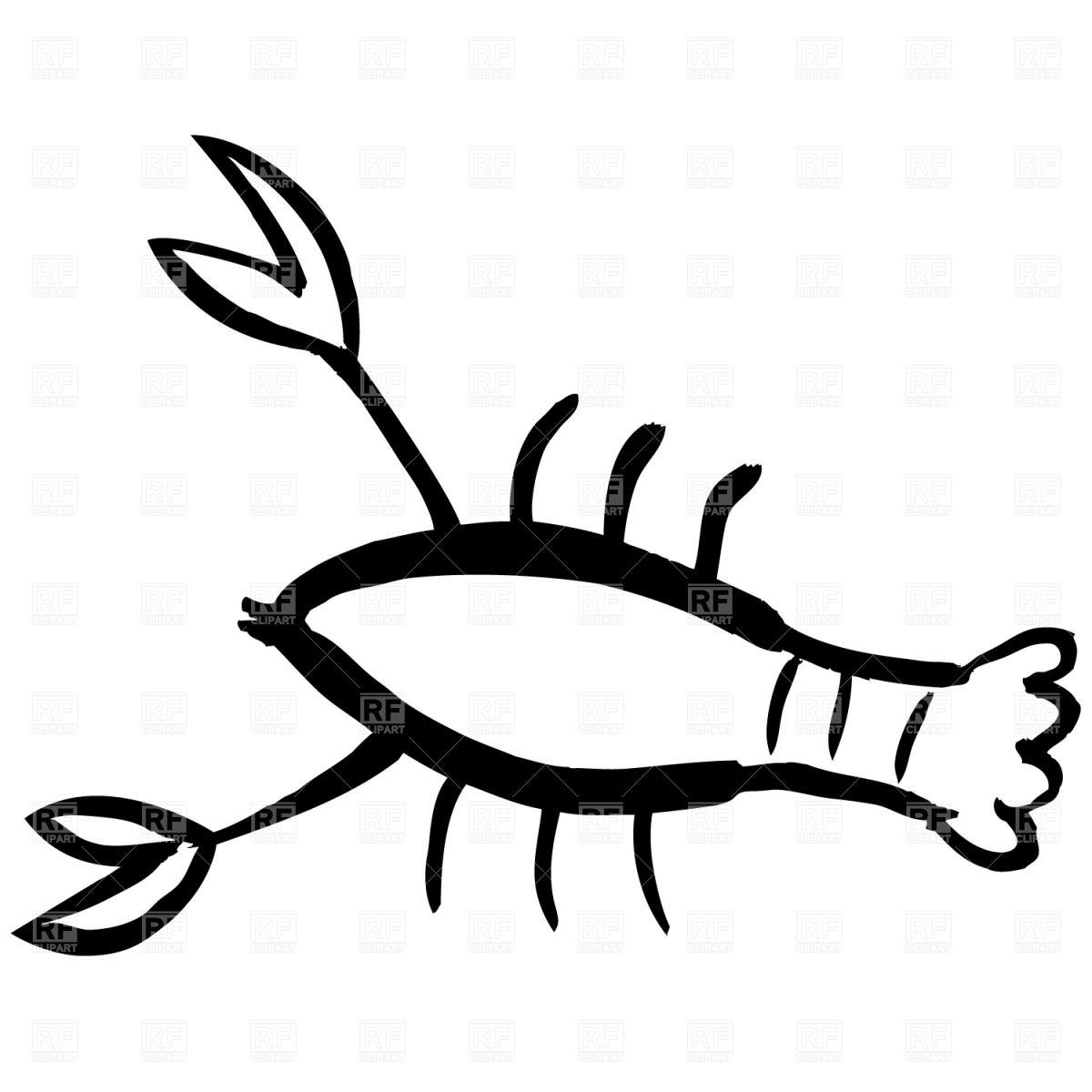 Lobster outline free clipart images 2