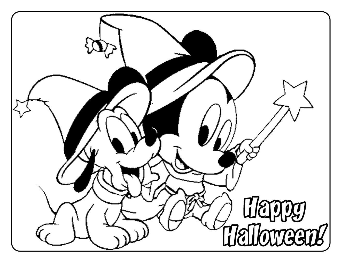 Mickey mouse  black and white cute baby mickey and minnie clipart black white clipartfest