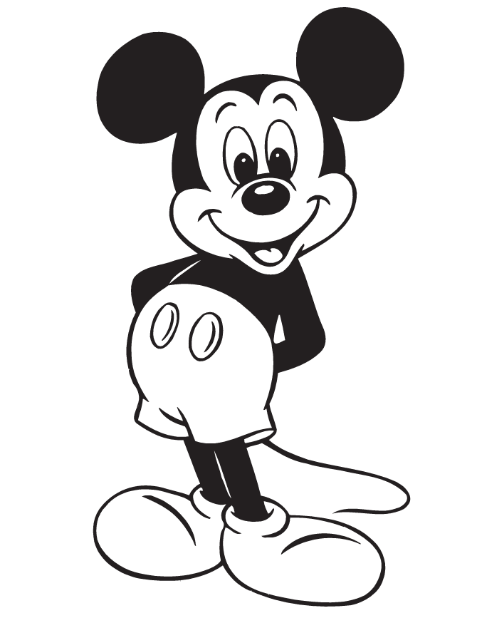 Mickey mouse  black and white cute baby mickey and minnie clipart clipartfest