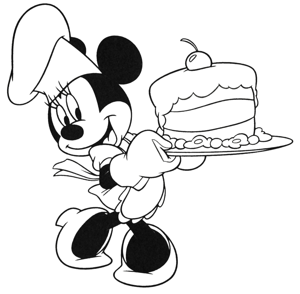 Mickey mouse  black and white disney birthday black and white clipart