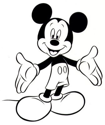 Mickey mouse  black and white mickey mouse clipart black and white clipartfest