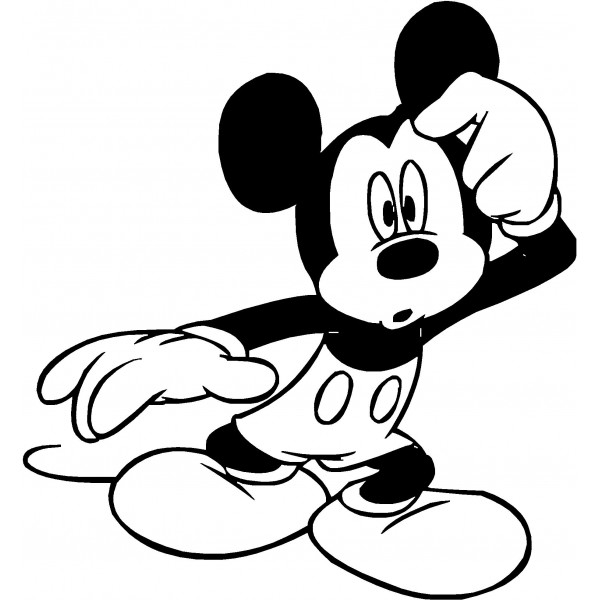 Mickey mouse  black and white mickey mouse clipart black and white