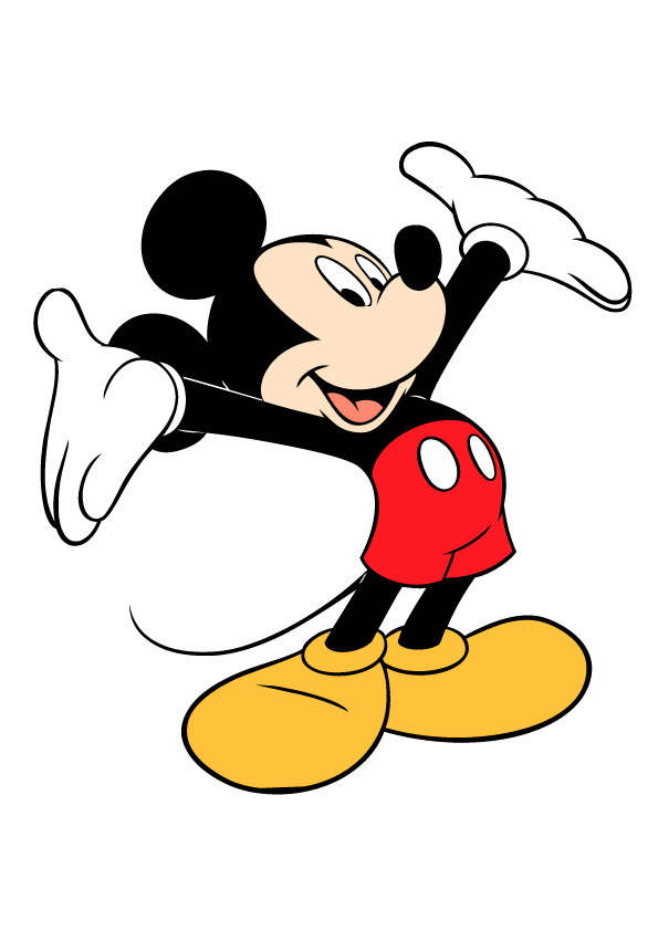 Mickey mouse  black and white mickey mouse ears clip art