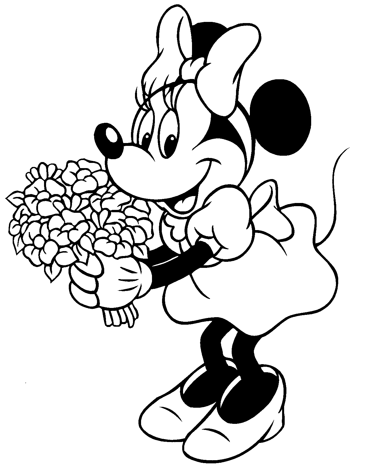 Mickey mouse  black and white minnie mouse black and white clipart clipartfox