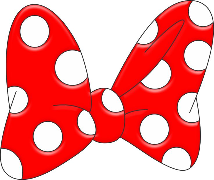 Minnie mouse bow minnie mouse red bow clipart clipartfest