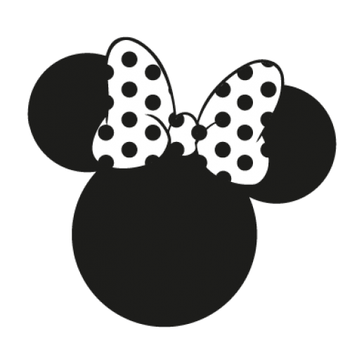 Minnie mouse bow minnie mouse silhouette clip art clipartfest