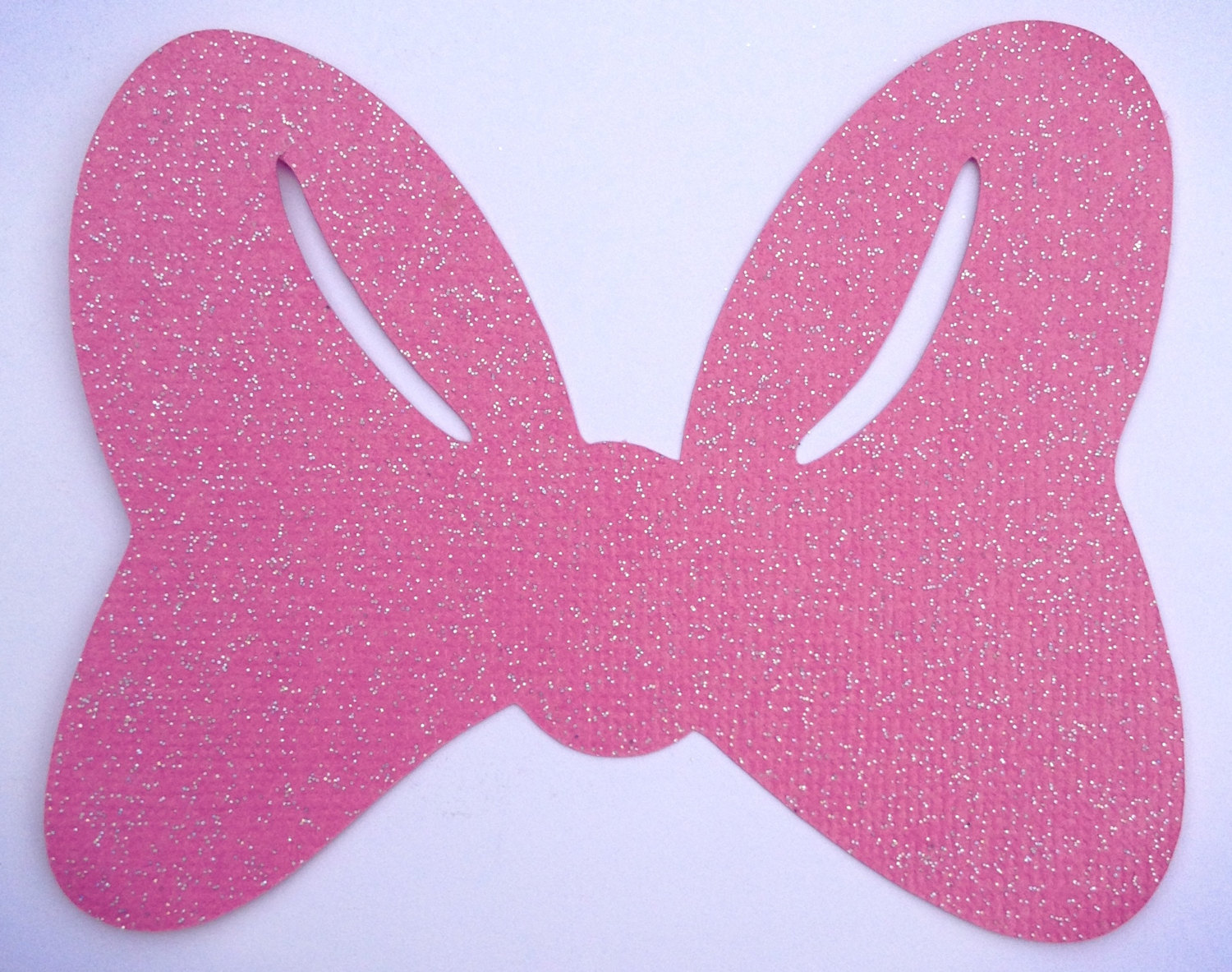 Pink minnie mouse bow cut outs from clipart - WikiClipArt.