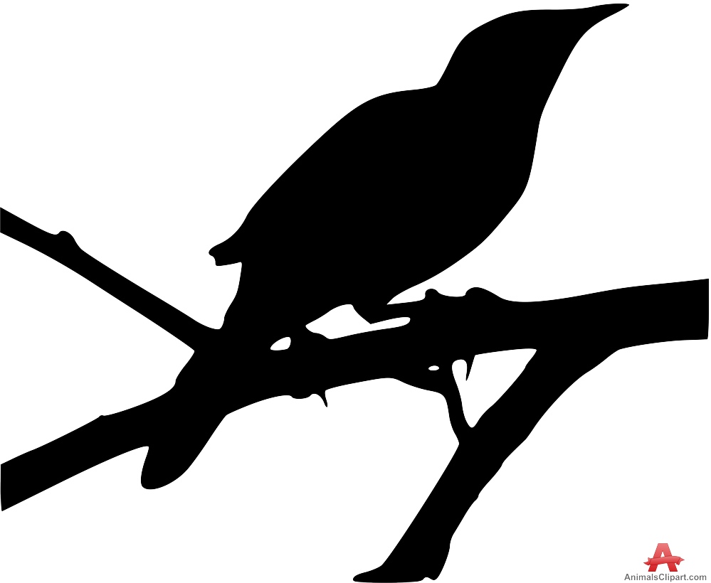 Mockingbird silhouette free clipart design download