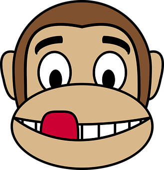 Monkey face free images on pixabay clipart