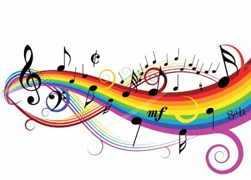 Musical borders colorful music note border free clipart images 2