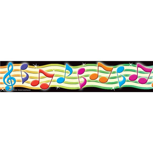 Musical borders colorful music  note border free clipart 