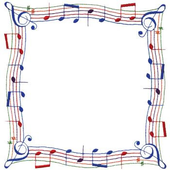 Musical borders music symbols borders clipart 2