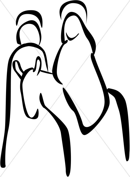 Nativity  black and white nativity clipart clip art graphic image