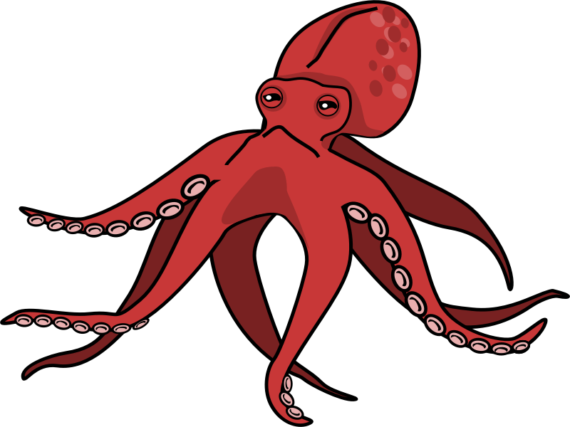 Octopus  black and white black and white octopus clipart cliparts others art inspiration