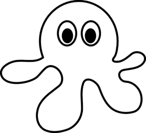 Octopus  black and white octopus clipart black and white outline md tentacle