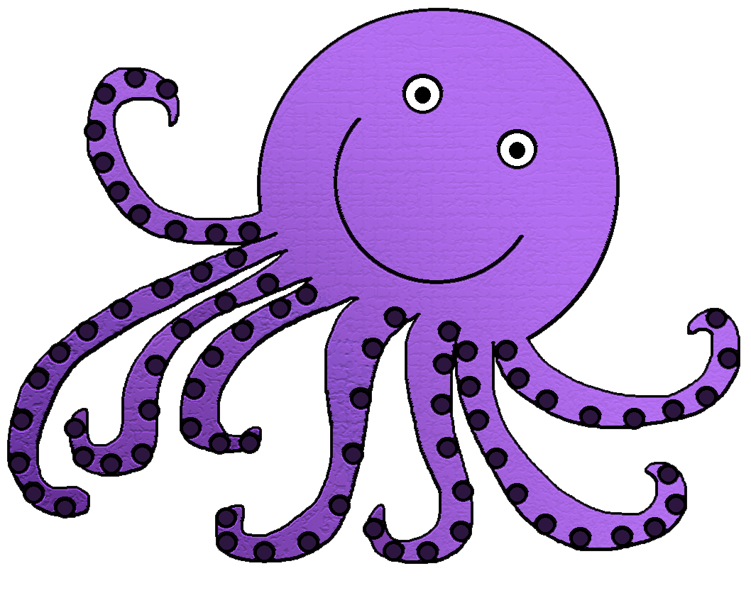 Octopus  black and white octopus free clipart