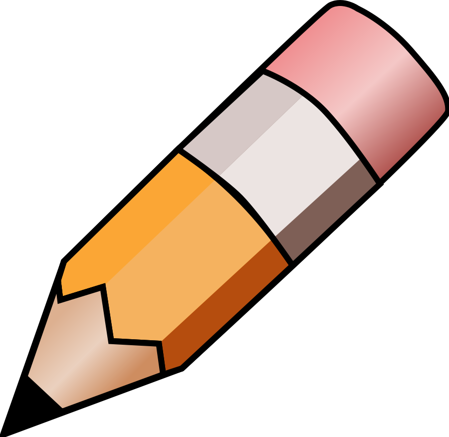 Paper and pencil pencil and paper clipart 9