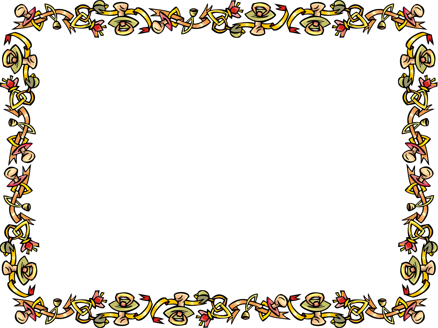 Preschool border clipart free images 2